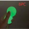 Luminous Sticky Ball Toys Sticky Wall Home Party Games Glow In The Dark Novelty Toys Decompression Squeeze Toy