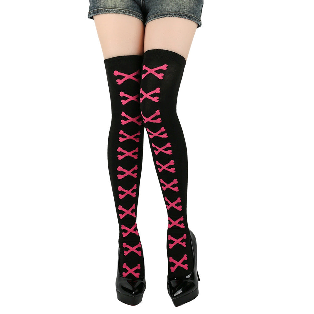 Halloween Party Bones Stockings COS Masquerade Dress Up