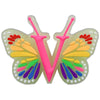 Letter Luminous Butterfly Shoe Ornament Shoe Buckle