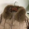 Down Jacket Short Loose Fashion Retro Patchwork Coat