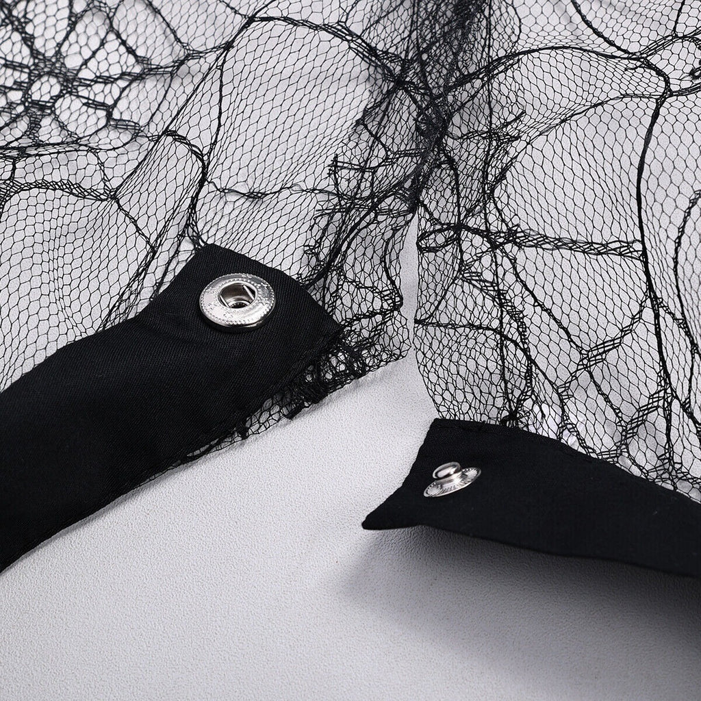 Fashion Mesh Black Lace Fake Collar Children