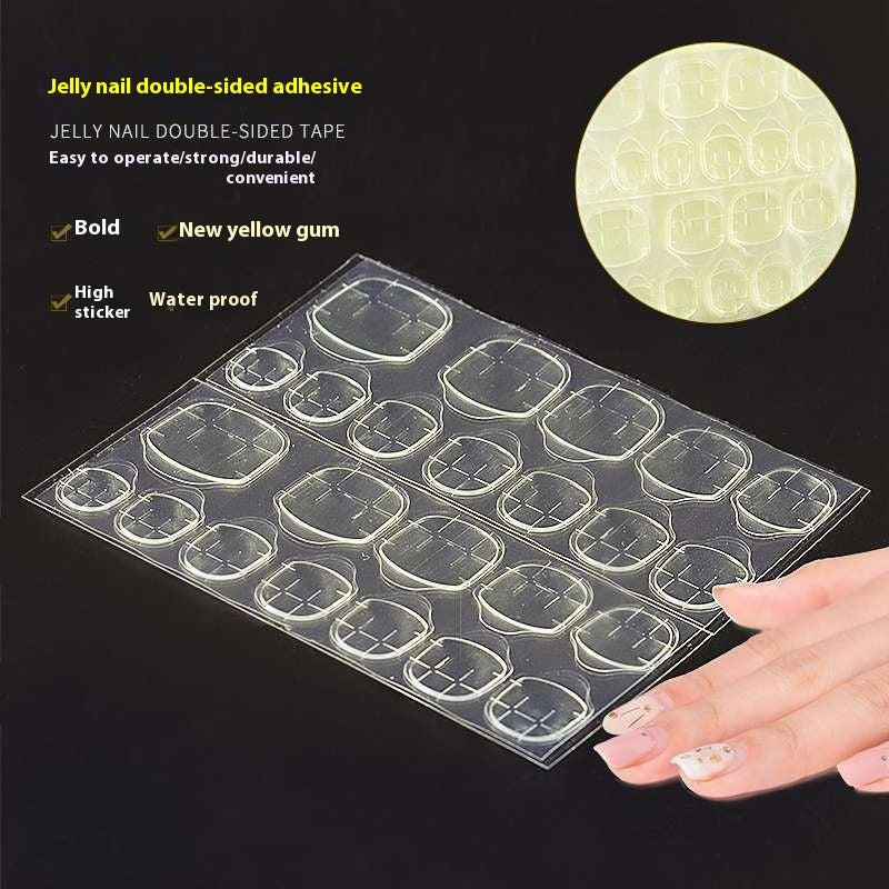 Manicure Wear Jelly Paste Ultra-thin Jelly Glue Fake Nail Patch