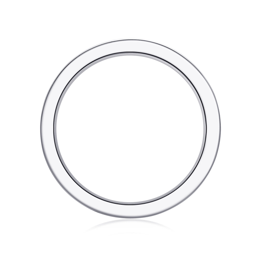 Heartbeat Notes - A Wedding Ring Set With Top-quality Square Moissanite S925 Silver And Platinum-plated Diamond. The Ring Can Be Inspected With A Diamond Pen