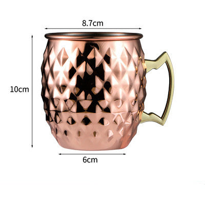 Moscow Mule Cup Copper-plated Hammer Point
