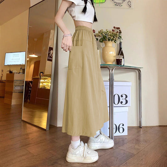 Fashion Casual All-matching Comfortable Slimming And Wide Leg Skirt