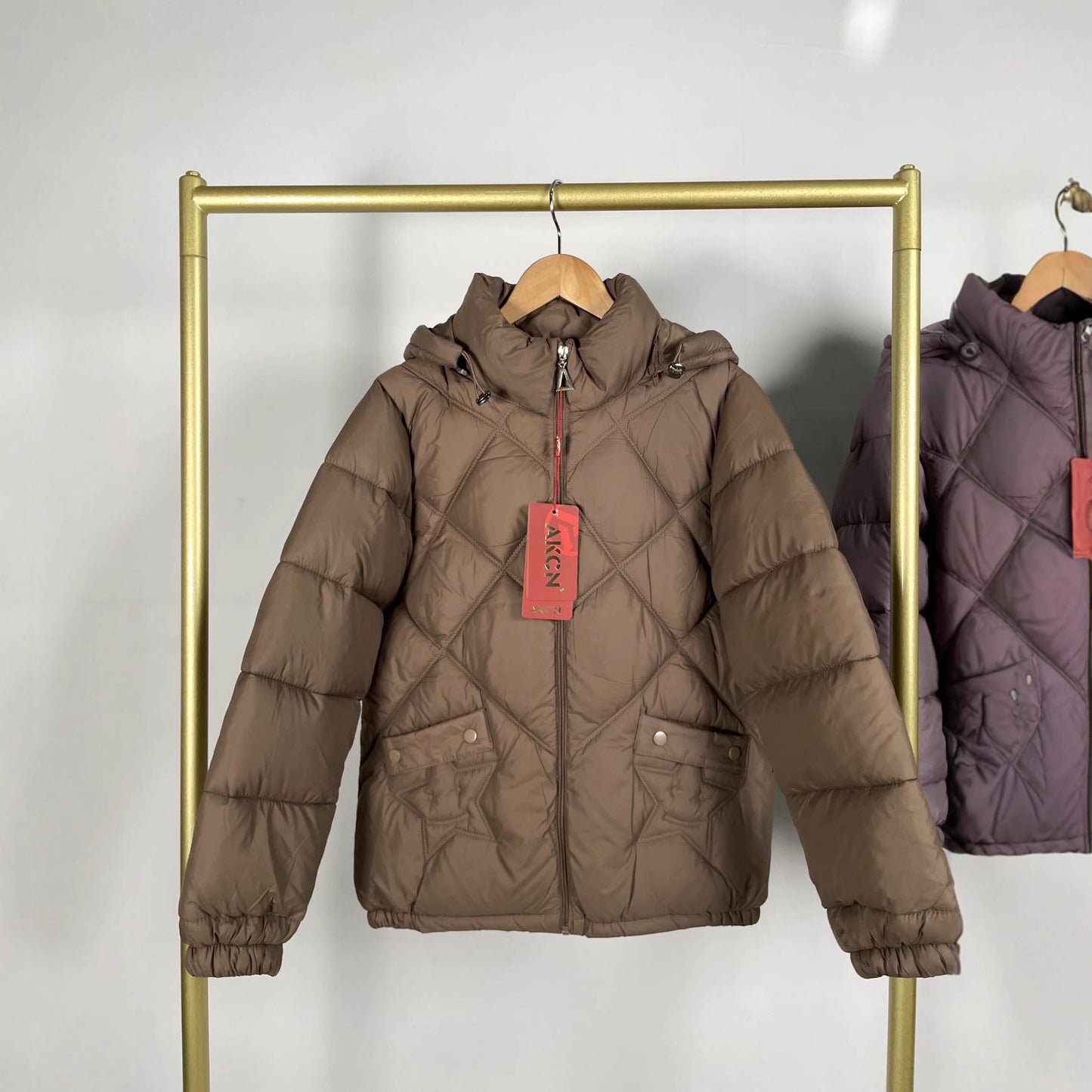 Women's Stand Collar Loose Autumn And Winter Warm Coat