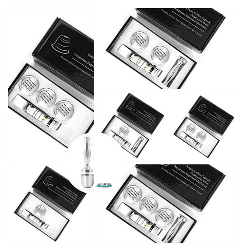 Coffee capsule spoon brush set