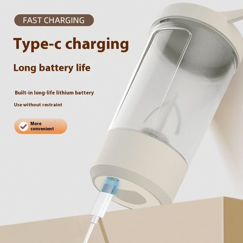 400ML 14oz Electric Protein Powder Mixing Cup Automatic Shaker Mixer Shake Bottle Milk Coffee Blender Kettle Fro Gym 1200mAh - Eshtree