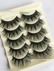 False eyelashes, thick cross section, five pairs of eyelashes
