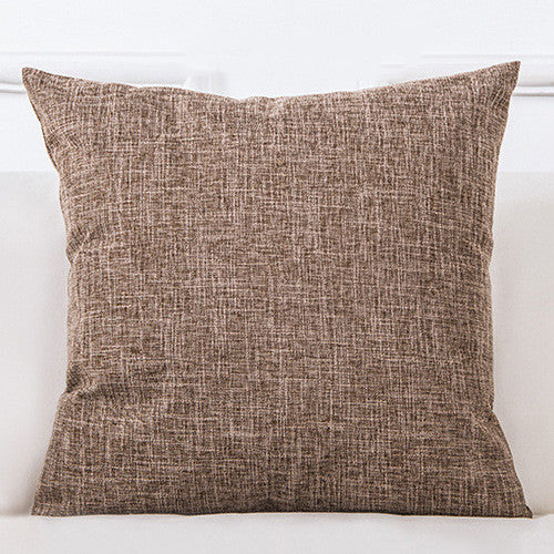 Solid color sofa pillowcase