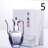 Handmade High Temperature Resistant Imperial Concubine Warm Wine Glass Jug Set