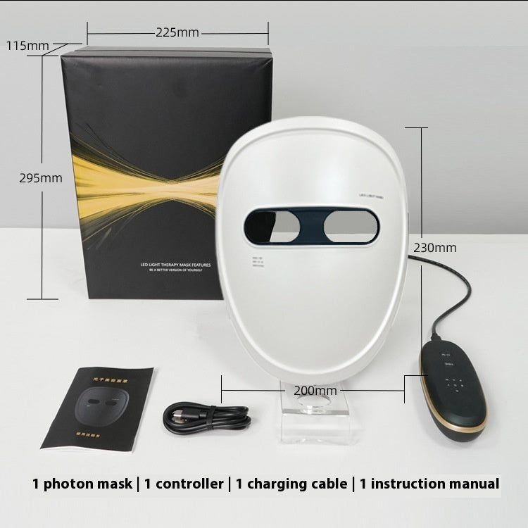 Rechargeable Mask Face LED Color Light Domestic Beauty Apparatus