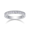 Starry Night Whispers - A Wedding Ring Set With Top-quality Moissanite S925 Silver And Platinum-plated Diamond Can Be Inspected With A Diamond Pen