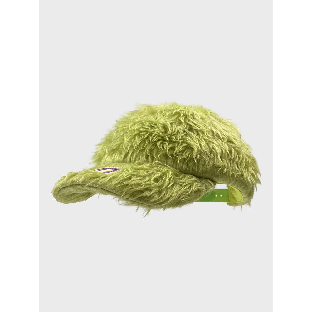 Plush Baseball Cap Women's Warm And Fashionable