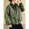 Women's Thickening Plus Size-pocket Loose And Warm Cotton-padded Jacket