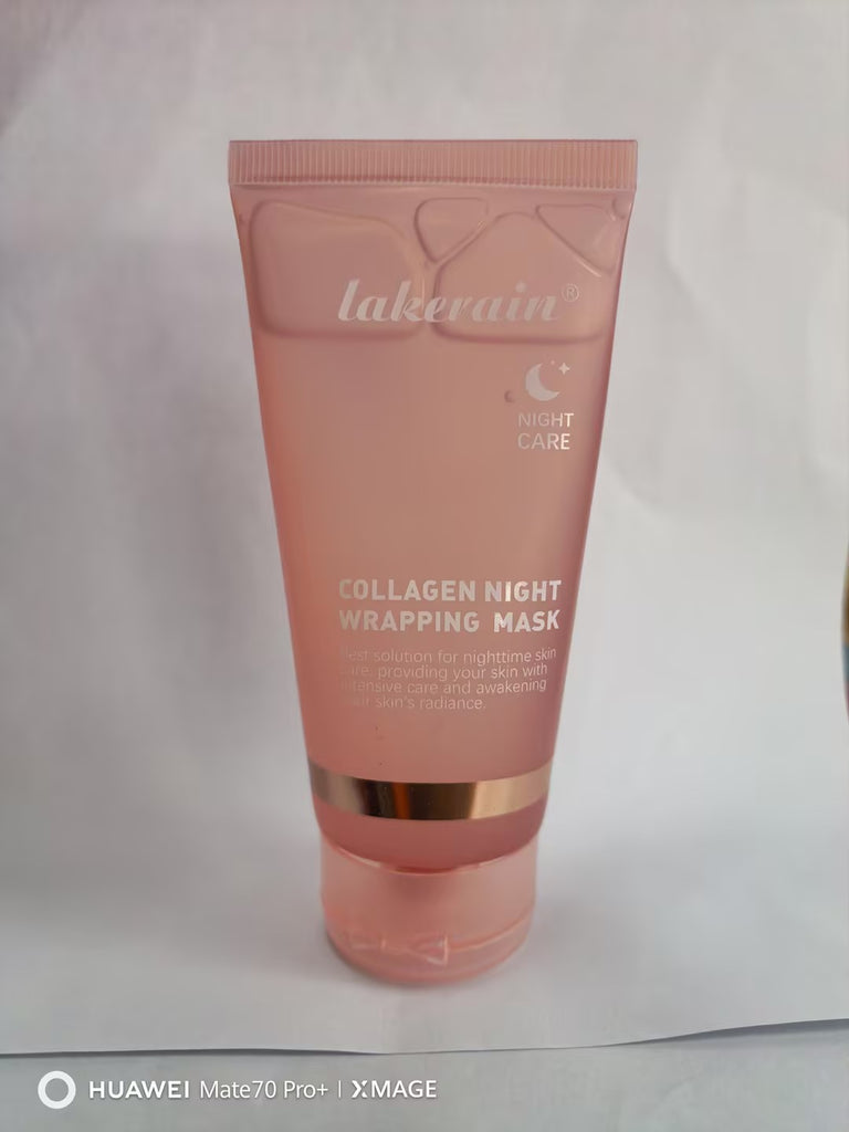 Lakerain Collagen Tear And Pull Night Cream Facial Mask Hydrating