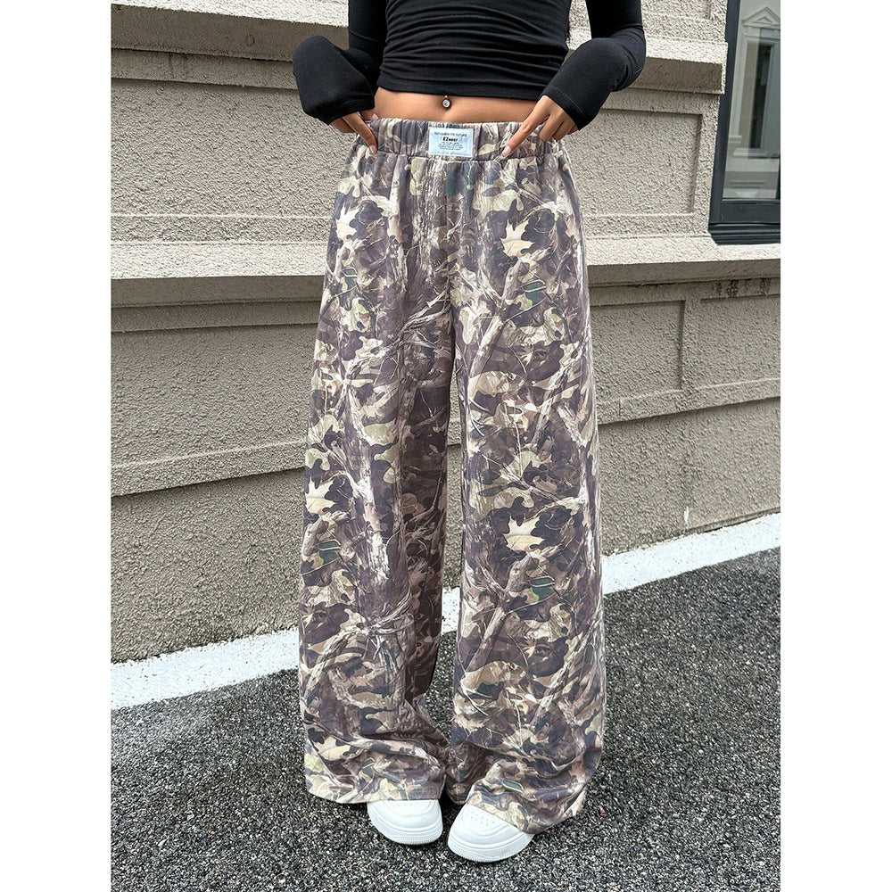 Comfortable Loose High Waist Wide-leg Pants Ins Fashion