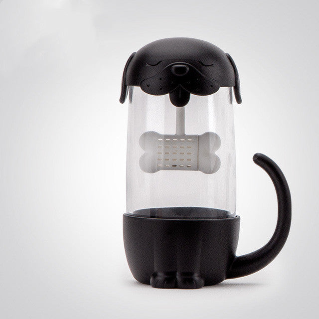 Cute Office Cat Tea Separate Water Cup