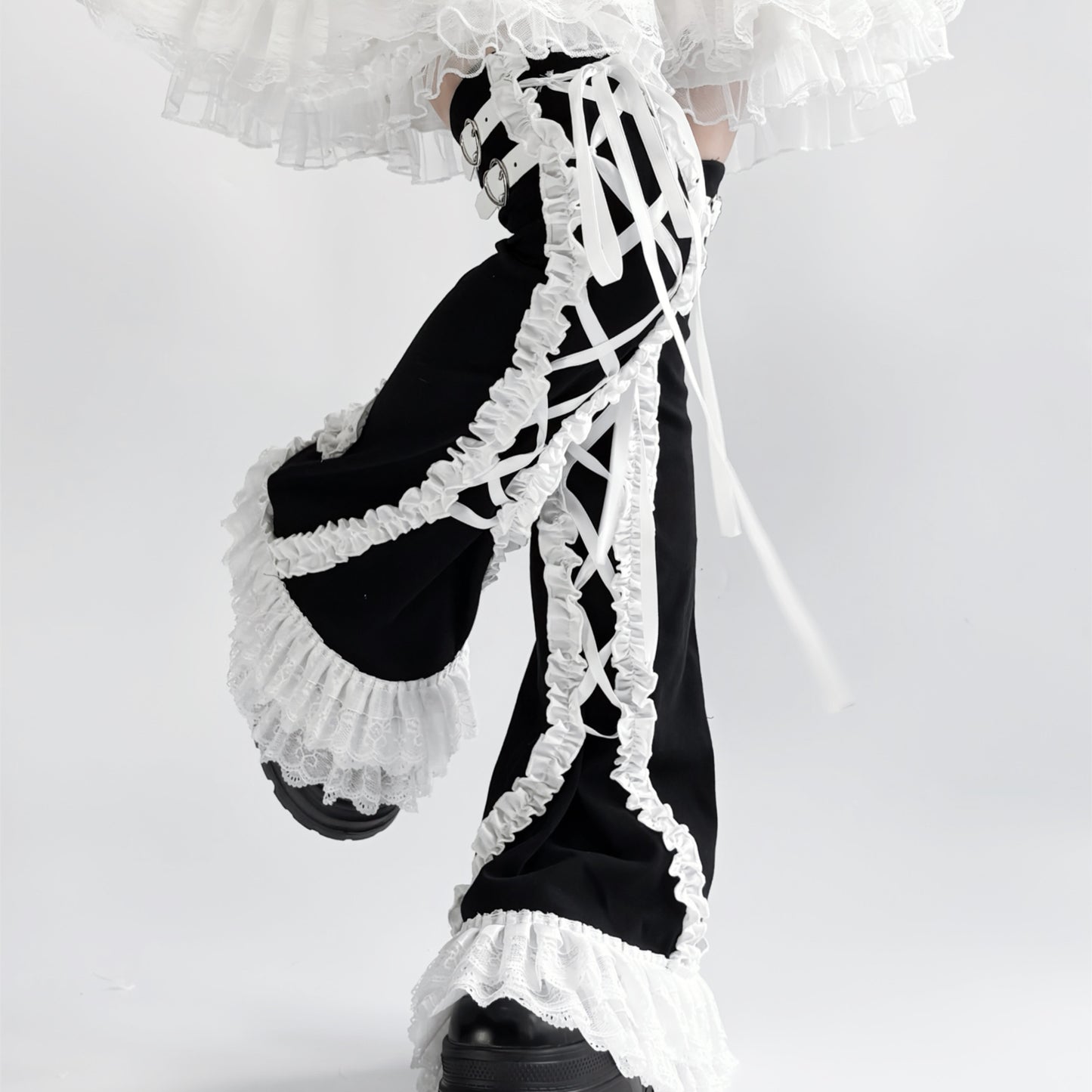 Below The Knee Slimming Lace Versatile Long Leg Socks