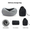 Soft Memory Foam Travel Neck Pillow U Shape Adjustable Support Comfortably Sleeping On Plane Car Office Noon Break