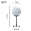 Wine Glass Oblique Mouth, Red Wine Glass Crystal Champagne Glass High-end Goblet Foreign Wine Glass
