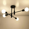 Branch Type Ceiling Lamp Living Room Dining Room Lighting Led Iron Lamp