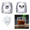3D Double Layer Lovely Panda Cup Skull Wine Cup