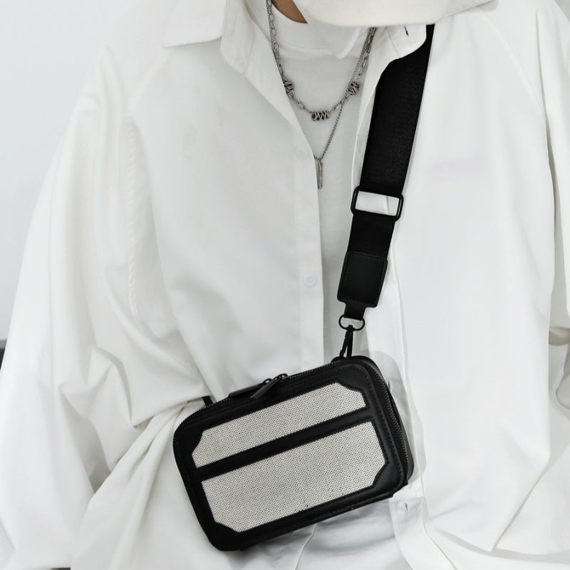 Crossbody Men's New Small Square Bag Simple Fashion Shoulder