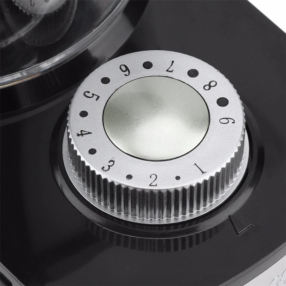 مطحنة قهوة كهربائية من الفولاذ المقاوم للصدأ