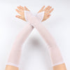50CM Elastic Mesh Breathable Hanging Finger Sleeve Cover Oversleeve