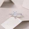 Unexpected Encounter - A Wedding Ring Set With Top-quality Moissanite S925 Silver And Platinum-plated Diamond Can Be Tested With A Diamond Pen