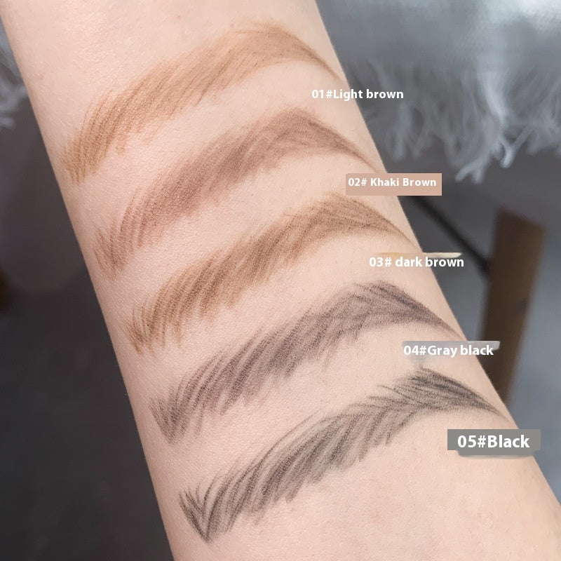 عيدان تناول الطعام الذهبية الصغيرة قلم حواجب فائق الدقة مقاوم لتغير اللون طبيعي فائق الدقة