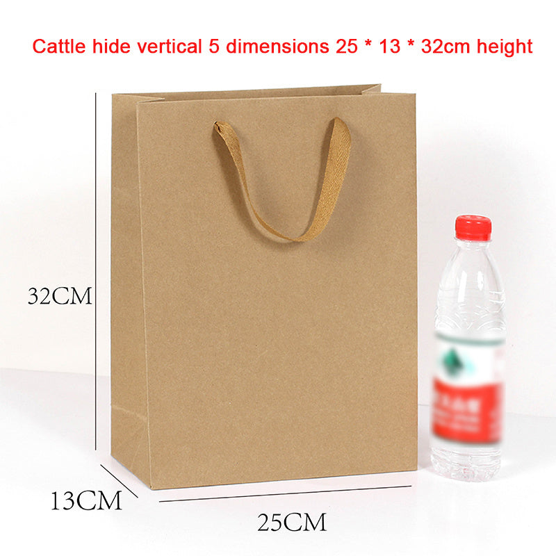 Kraft paper bag Tote bag Custom clothing store bags