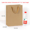 Kraft paper bag Tote bag Custom clothing store bags