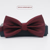 Men's Solid Color Formal Wear Wedding Business Casual Groom Groomsman Bow Tie