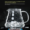 إبريق قهوة منزلي مصنوع يدويًا من زجاج البوروسيليكات، مزود بفلتر، كوب ترشيح، إبريق قهوة منزلي