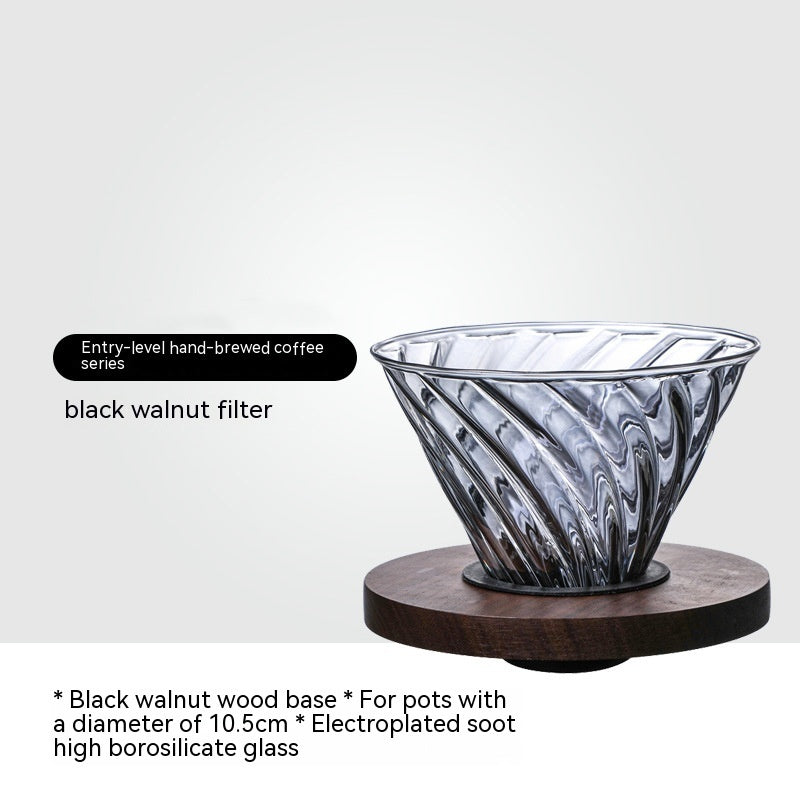 Borosilicate Glass Hand Made Maker Cloud Pot Filter Cup Filter Coffeepot Household Coffee Pot
