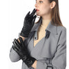 Women's Winter Riding Motorcycle Finger Thickened Warm Leather Gloves