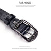 Retro Pin Buckle Printed Belt Fashion Casual Decorative Jeans Pant Belt