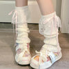 Lace Bunching Socks Girl Hot Girl Leg Warmer College Style