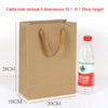 Kraft paper bag Tote bag Custom clothing store bags