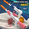 AK47 Electric Water Guns Fully Automatic Shooting Game Beach Entertainment Outdoor Beach Pool Gun Toys For Children Gift
