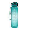 Plastic bottle frosted gradient bouncing cup water bottle sports bottle space cup travel cup
