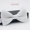 Men's Solid Color Formal Wear Wedding Business Casual Groom Groomsman Bow Tie