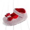 Princess shoes bow baby shoes