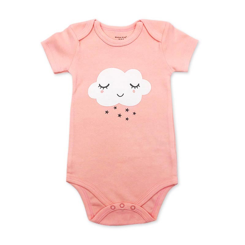 Compatible with Apple, Baby Tripod Cotton Baby Short Sleeve Jumpsuit