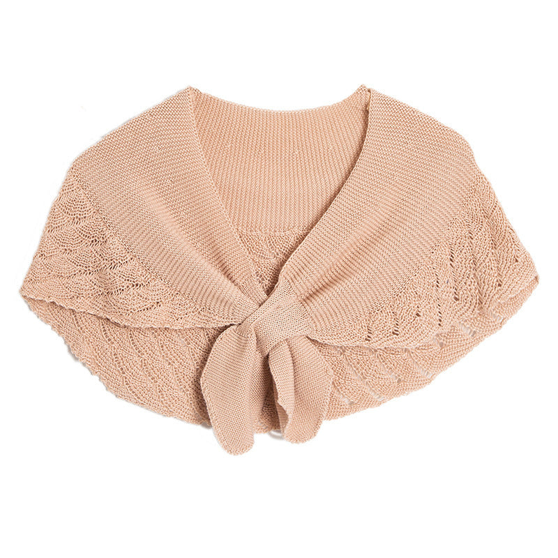 Women's Thin Fashion Wool Knitted Hollow Shawl