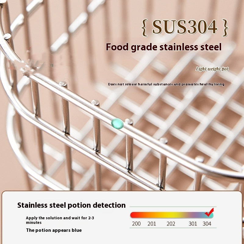 Kitchen Storage Rack Draining Basket Household