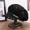 Warm Comfortable Sun Hat Leopard Print Five-pointed Star