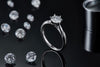 Snow Of The Soul - A Wedding Ring Set With 1-carat Top-quality Moissanite S925 Silver And Platinum-plated Diamond Can Be Tested With A Diamond Pen